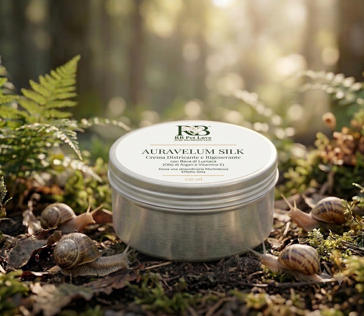 AURAVELUM SILK – Crema Districante e Rigenerante con Bava di Lumaca