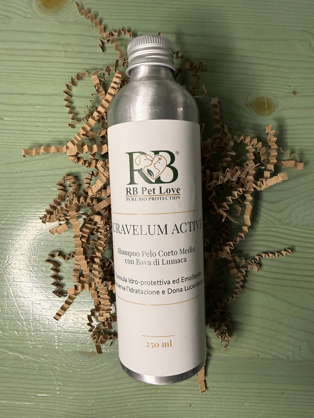 AURAVELUM ACTIVE – Shampoo Pelo Corto Medio con Bava di Lumaca